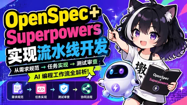 OpenSpec+Superpowers 实现流水线开发封面图