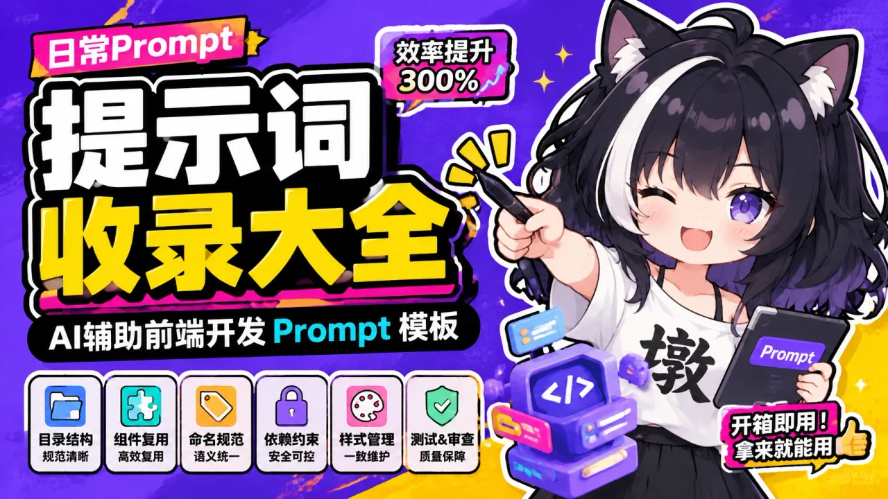 日常Prompt提示词收录 - 封面图