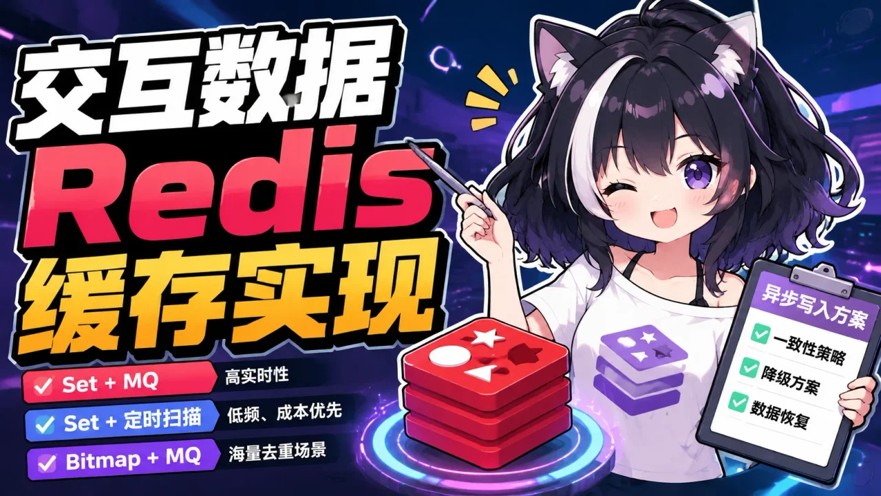 交互数据缓存设计:按流量分级的三套方案 - 封面图