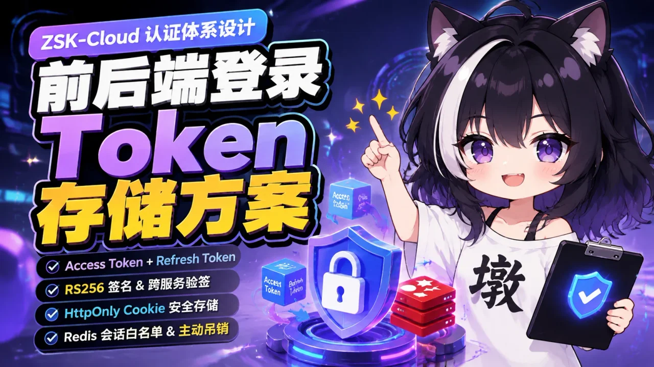 前后端登录Token存储方案 - 封面图